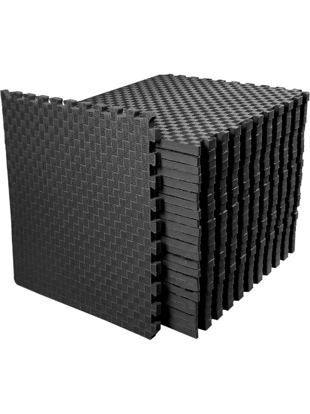 Thick Interlocking Foam Exercise Mat for Home Gym & Kids Play Area - 72 Sq Ft